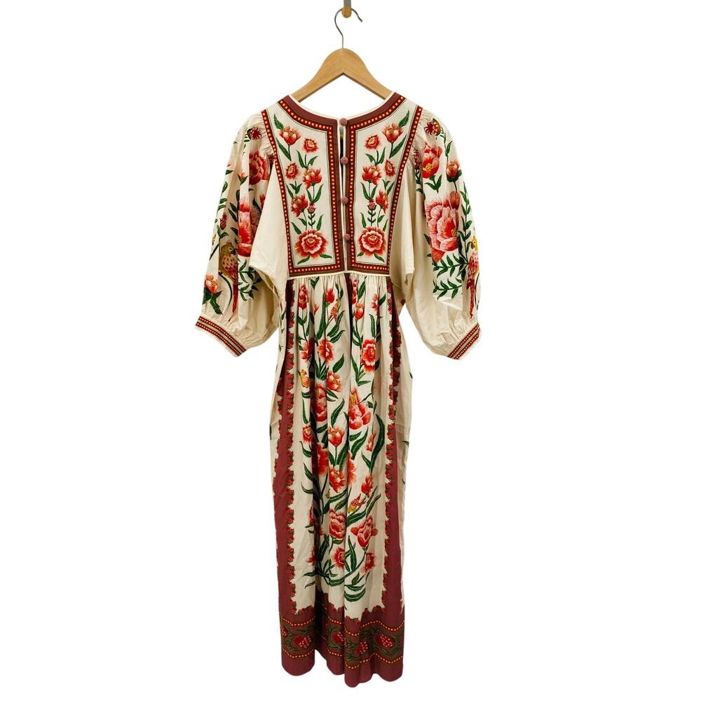 Farm Rio Anika Puff-Sleeve Printed Dress - Picture 7 of 9